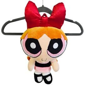 Blossom Powerpuff Girls Plush Mini Backpack Orange Retro Y2K Cartoon Network
